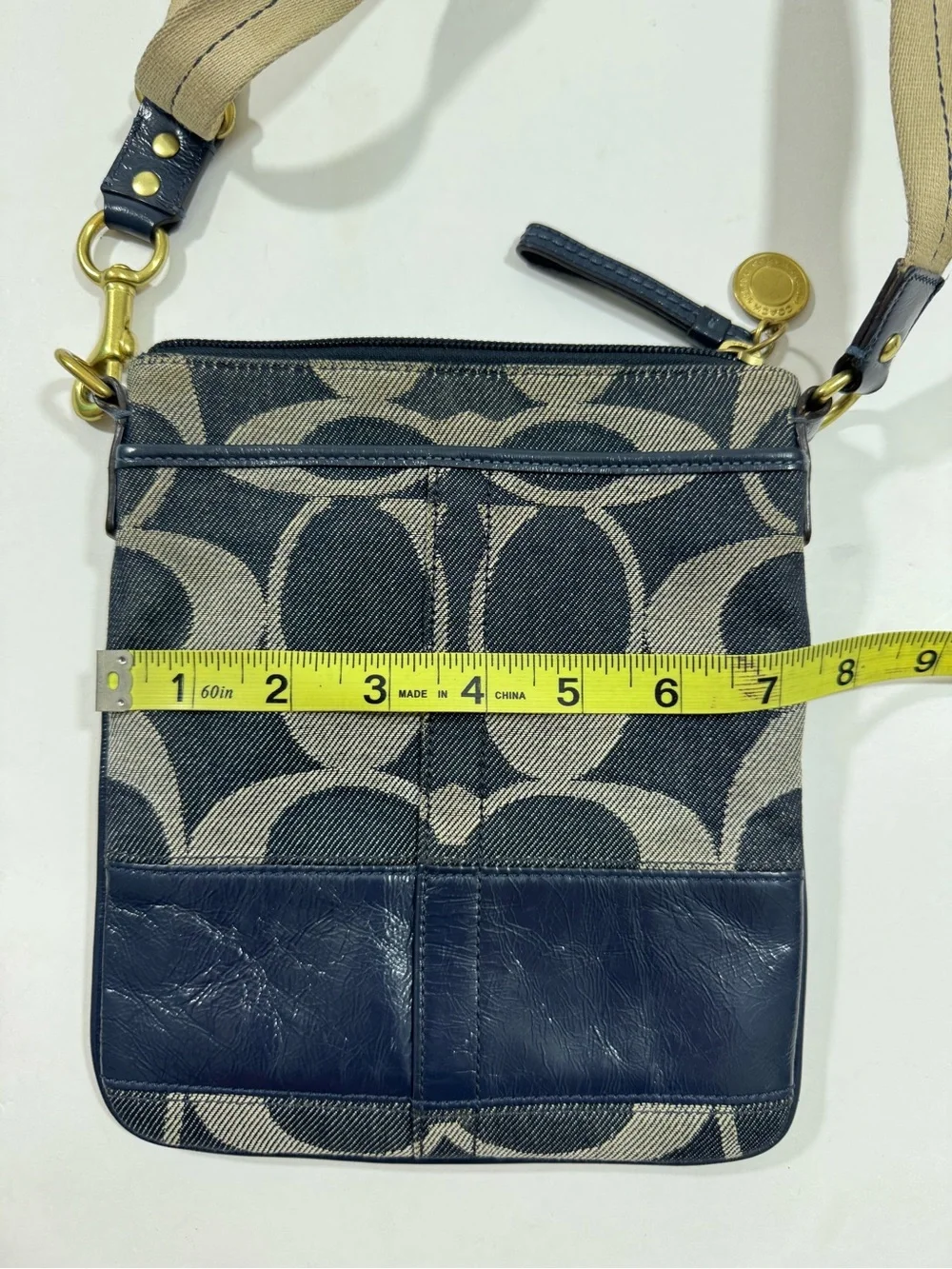 Coach signature denim